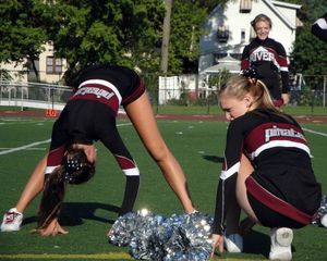 Sexy and funny girls cheerleaders